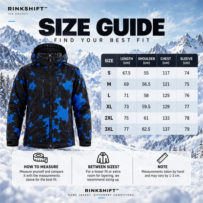 Rink Shift jacket size guide